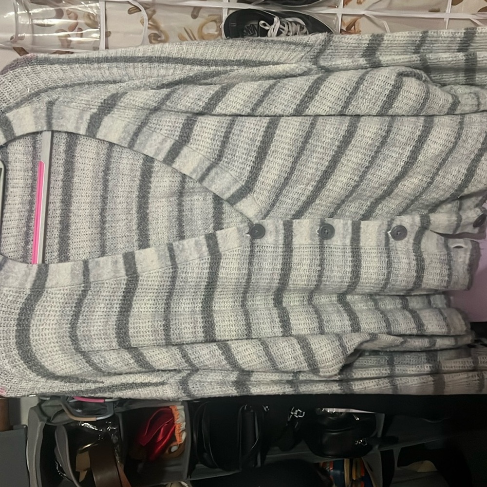 American Eagle striped cardigan Plus Size